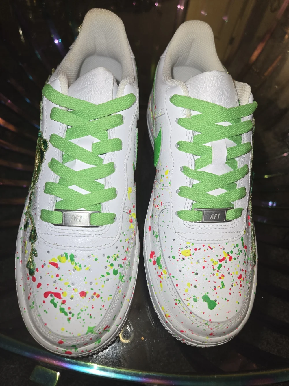 Custom NIKE Air Force 1's Size Boys 6Y New W/O Tags
